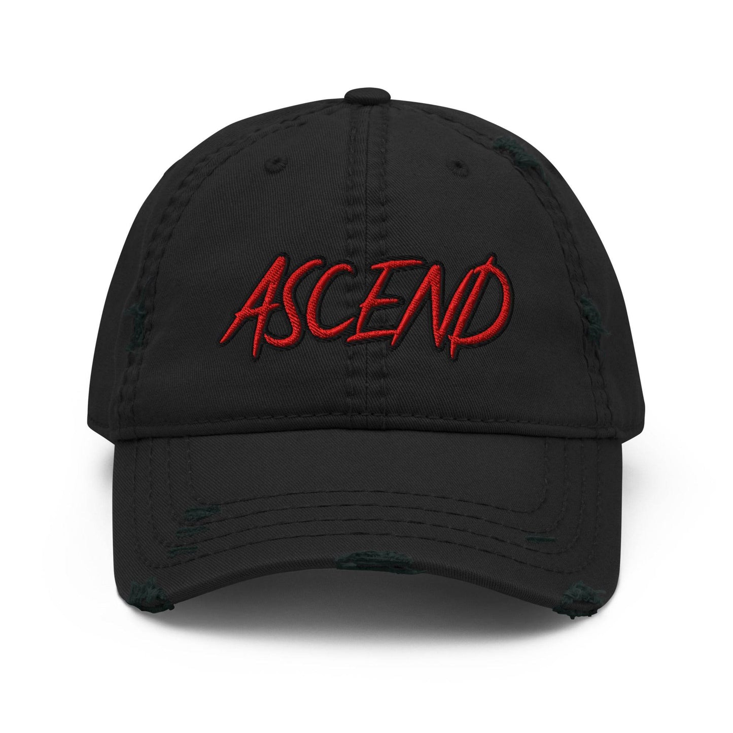 Ascend Distressed Dad Hat | Vintage Adjustable Cap – QHC Supply - QHC Supply