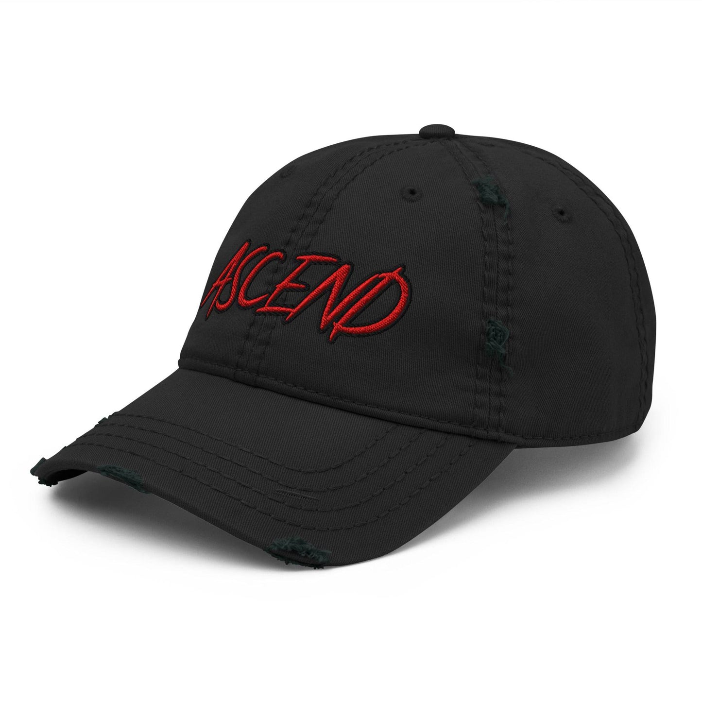 Ascend Distressed Dad Hat | Vintage Adjustable Cap – QHC Supply - QHC Supply