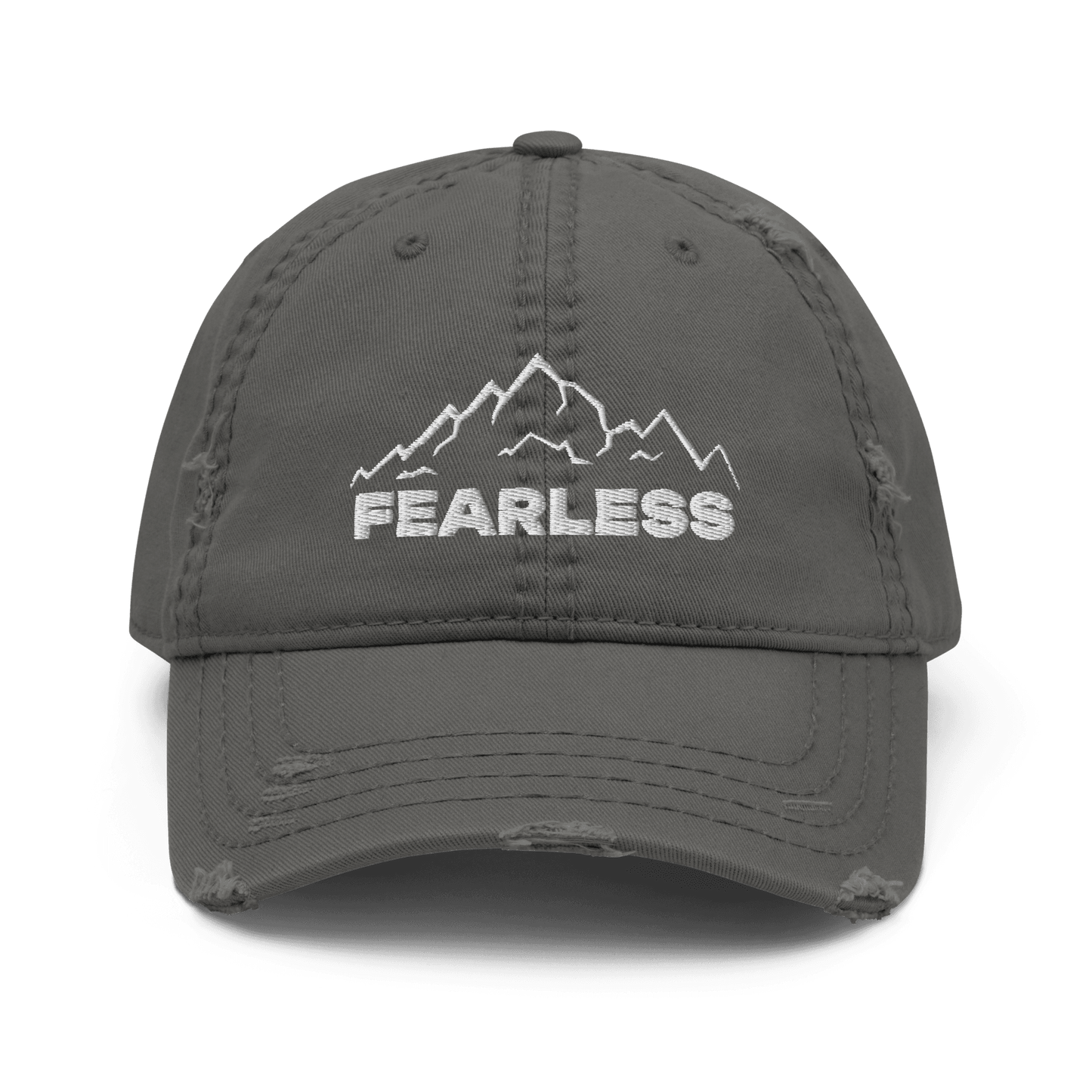 FEARLESS - Distressed Dad Hat - QHC Supply