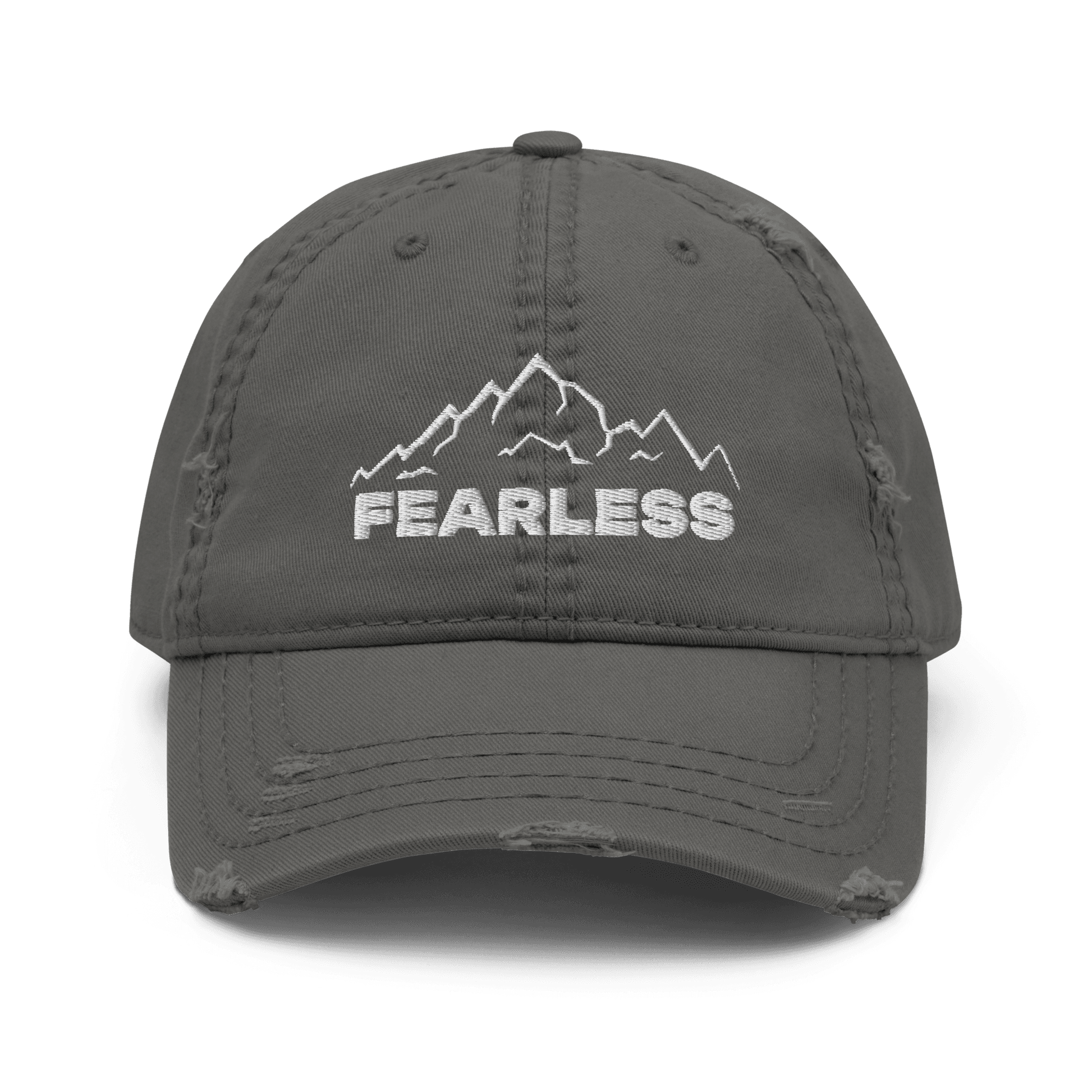 FEARLESS - Distressed Dad Hat - QHC Supply