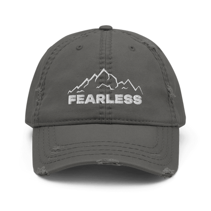 FEARLESS - Distressed Dad Hat - QHC Supply