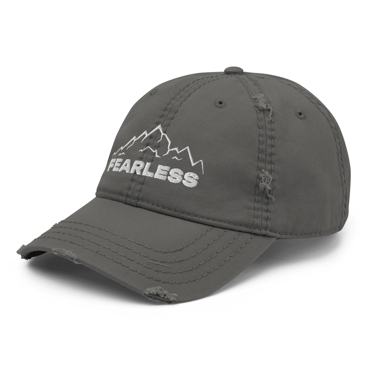 FEARLESS - Distressed Dad Hat - QHC Supply