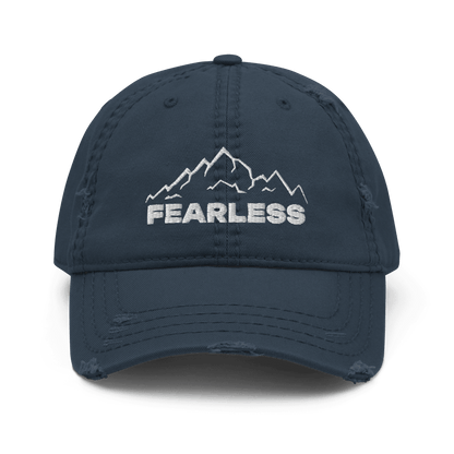 FEARLESS - Distressed Dad Hat - QHC Supply