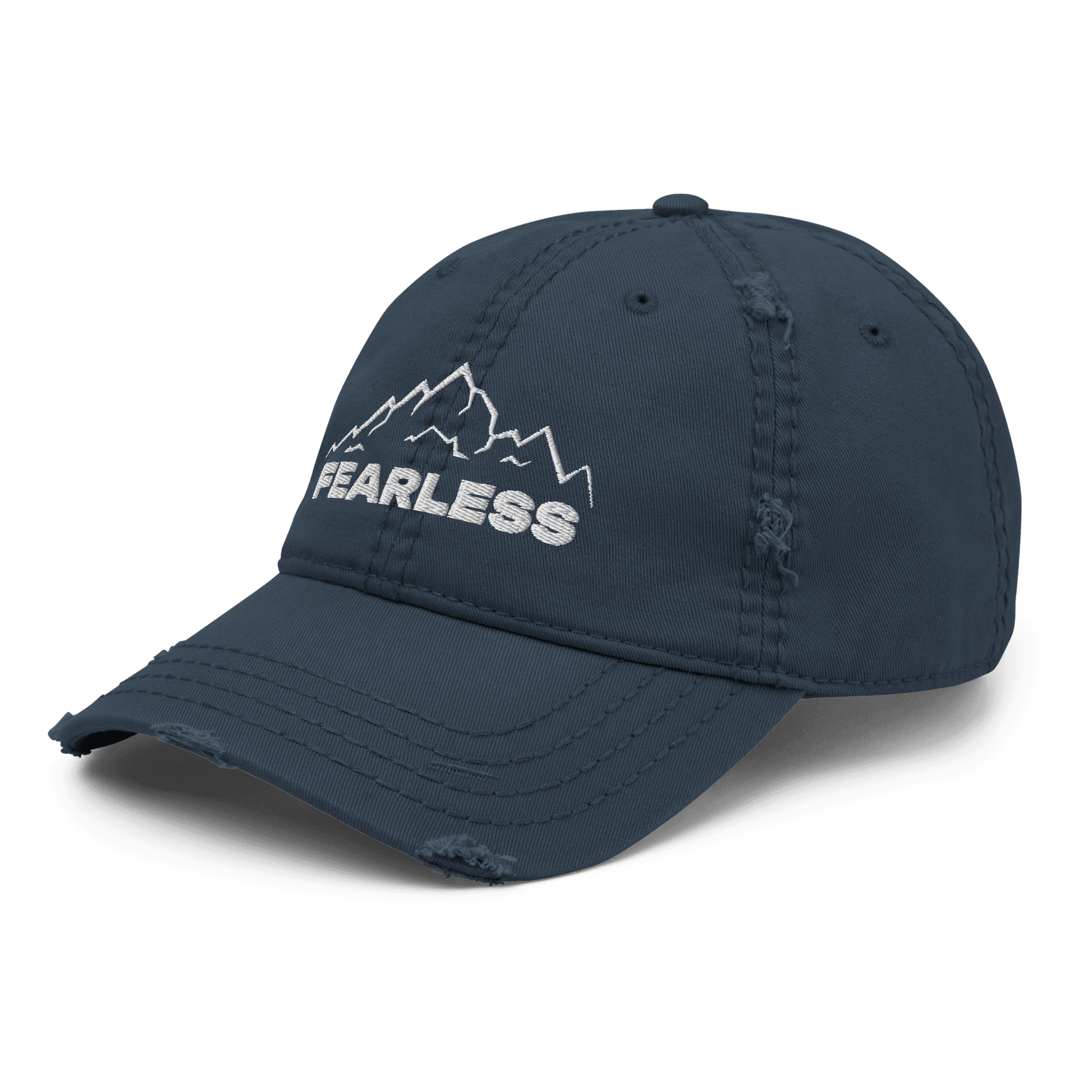 FEARLESS - Distressed Dad Hat - QHC Supply