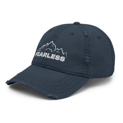 FEARLESS - Distressed Dad Hat - QHC Supply