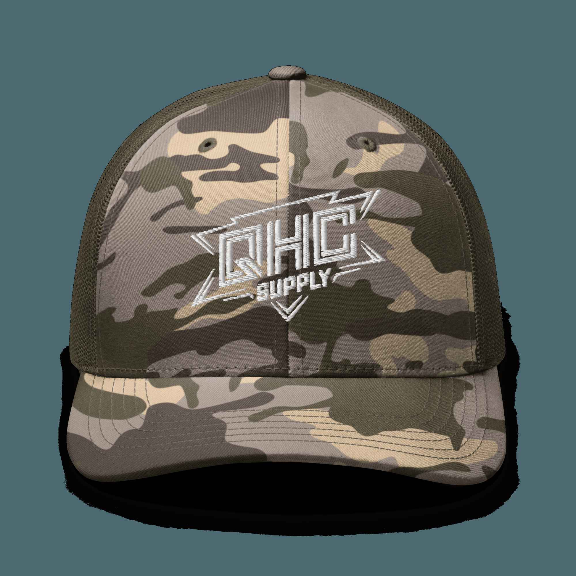 QHC Supply Logo (Camo Trucker) - QHC Supply