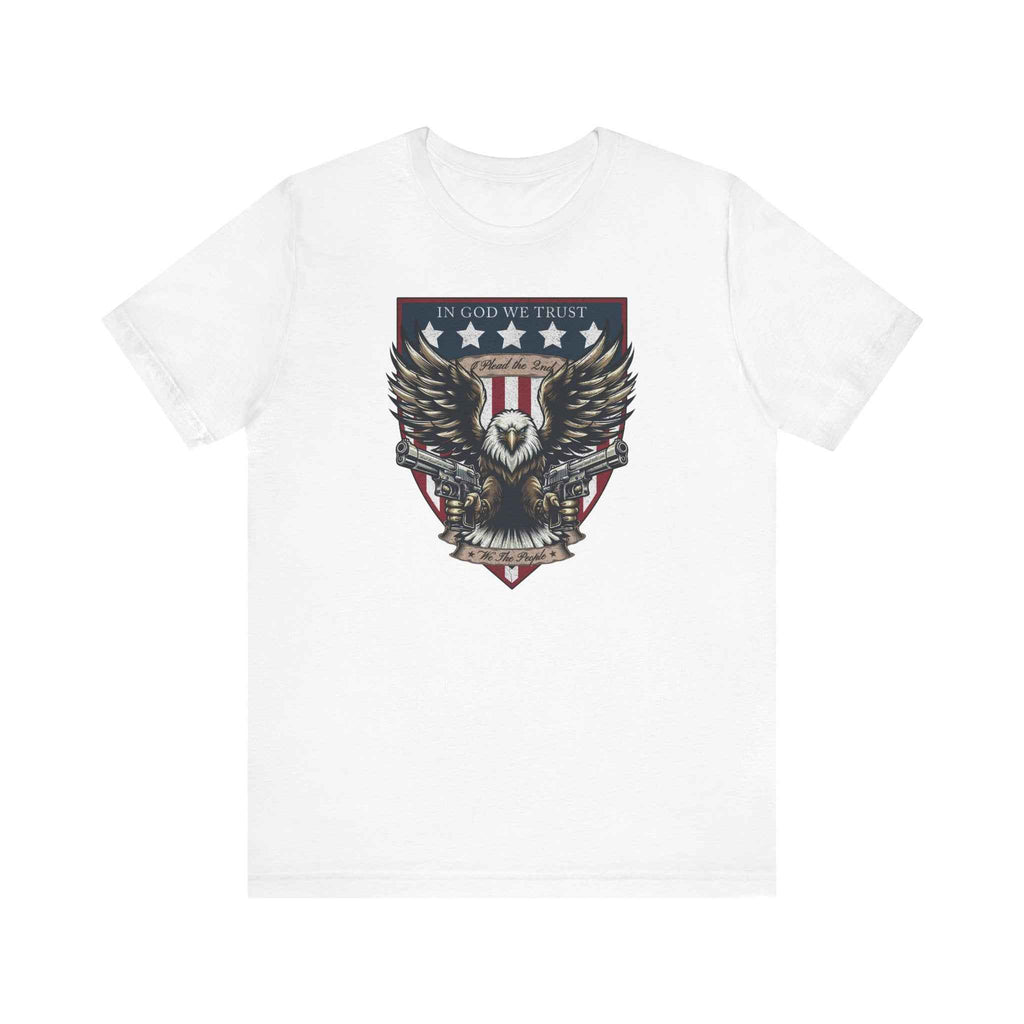 "I Plead the 2nd" Patriotic Eagle Gun Rights T-Shirt - QHC Supply