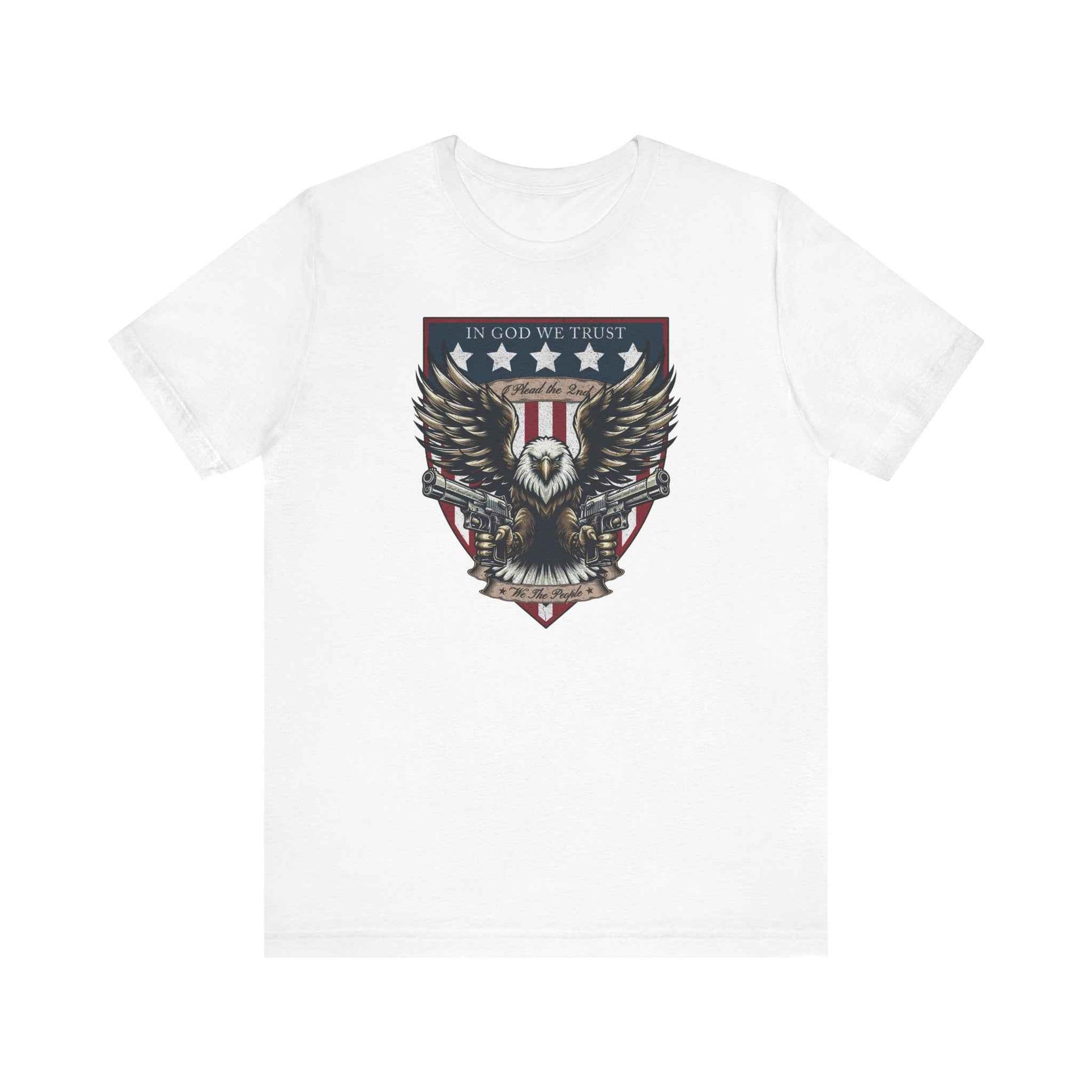 "I Plead the 2nd" Patriotic Eagle Gun Rights T-Shirt - QHC Supply