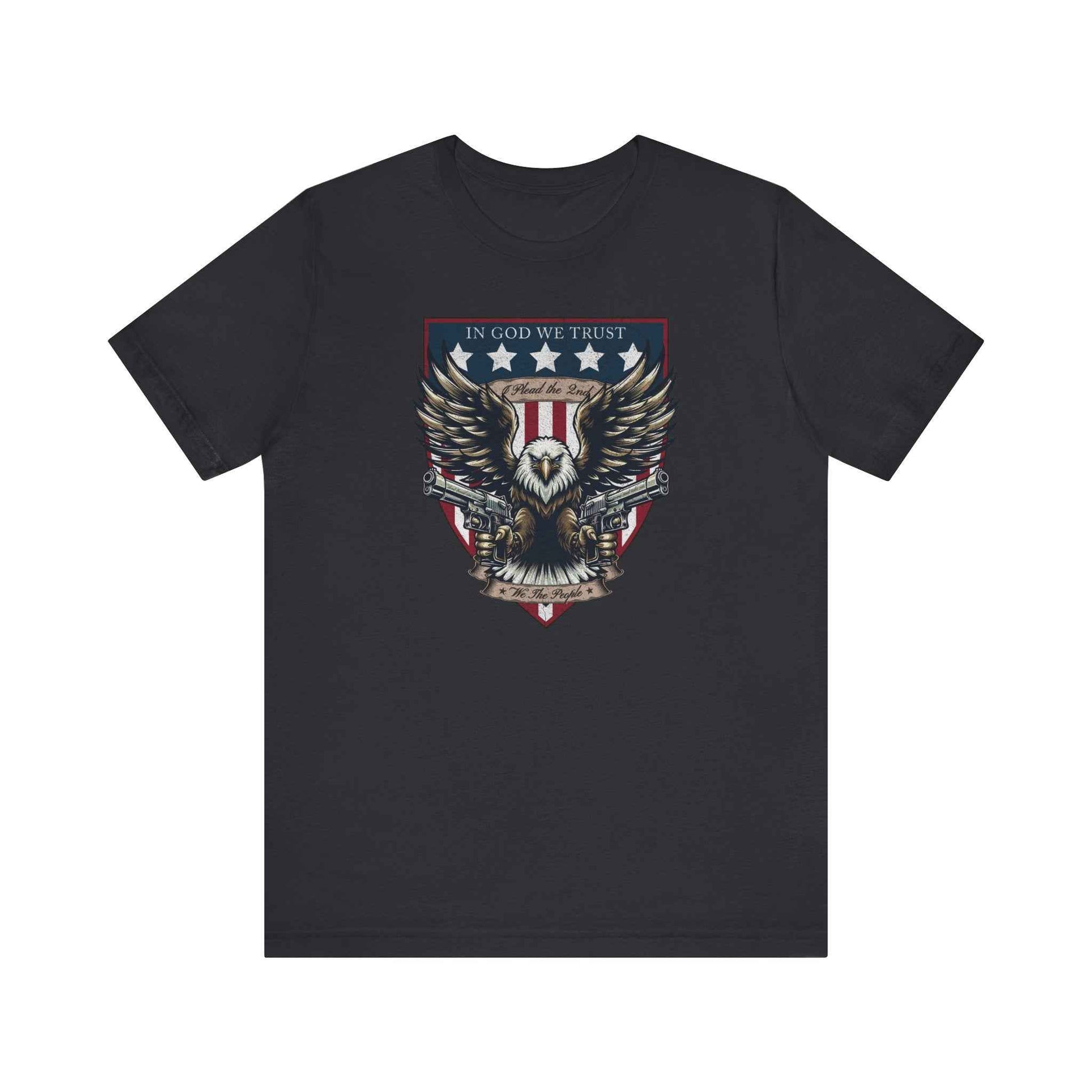 "I Plead the 2nd" Patriotic Eagle Gun Rights T-Shirt - QHC Supply