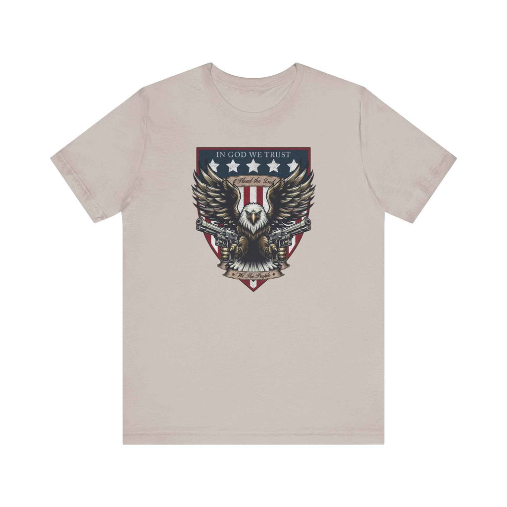 "I Plead the 2nd" Patriotic Eagle Gun Rights T-Shirt - QHC Supply