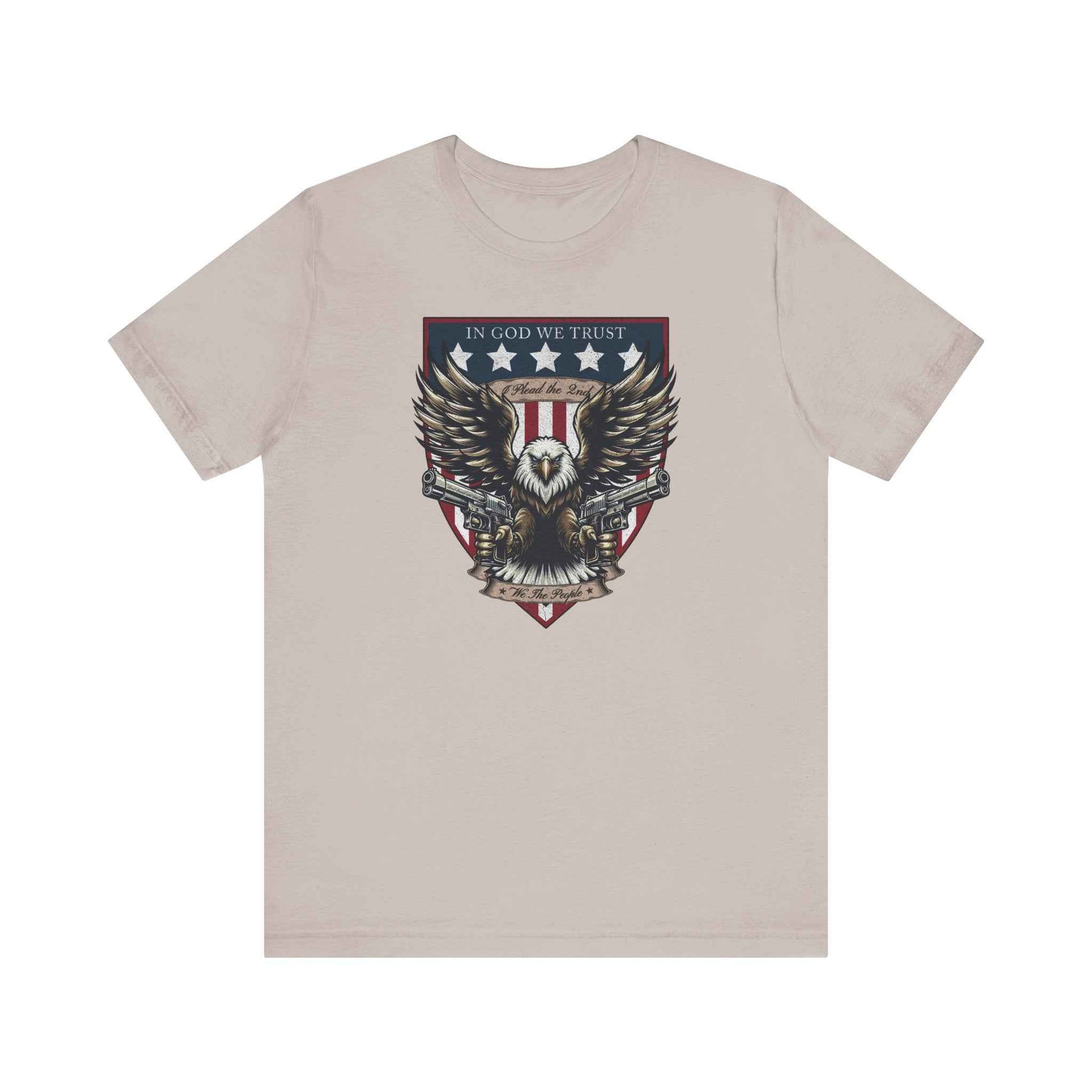 "I Plead the 2nd" Patriotic Eagle Gun Rights T-Shirt - QHC Supply