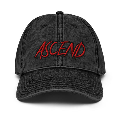 Ascend Vintage Dad Hat | Classic Embroidered Adjustable Cap - QHC Supply